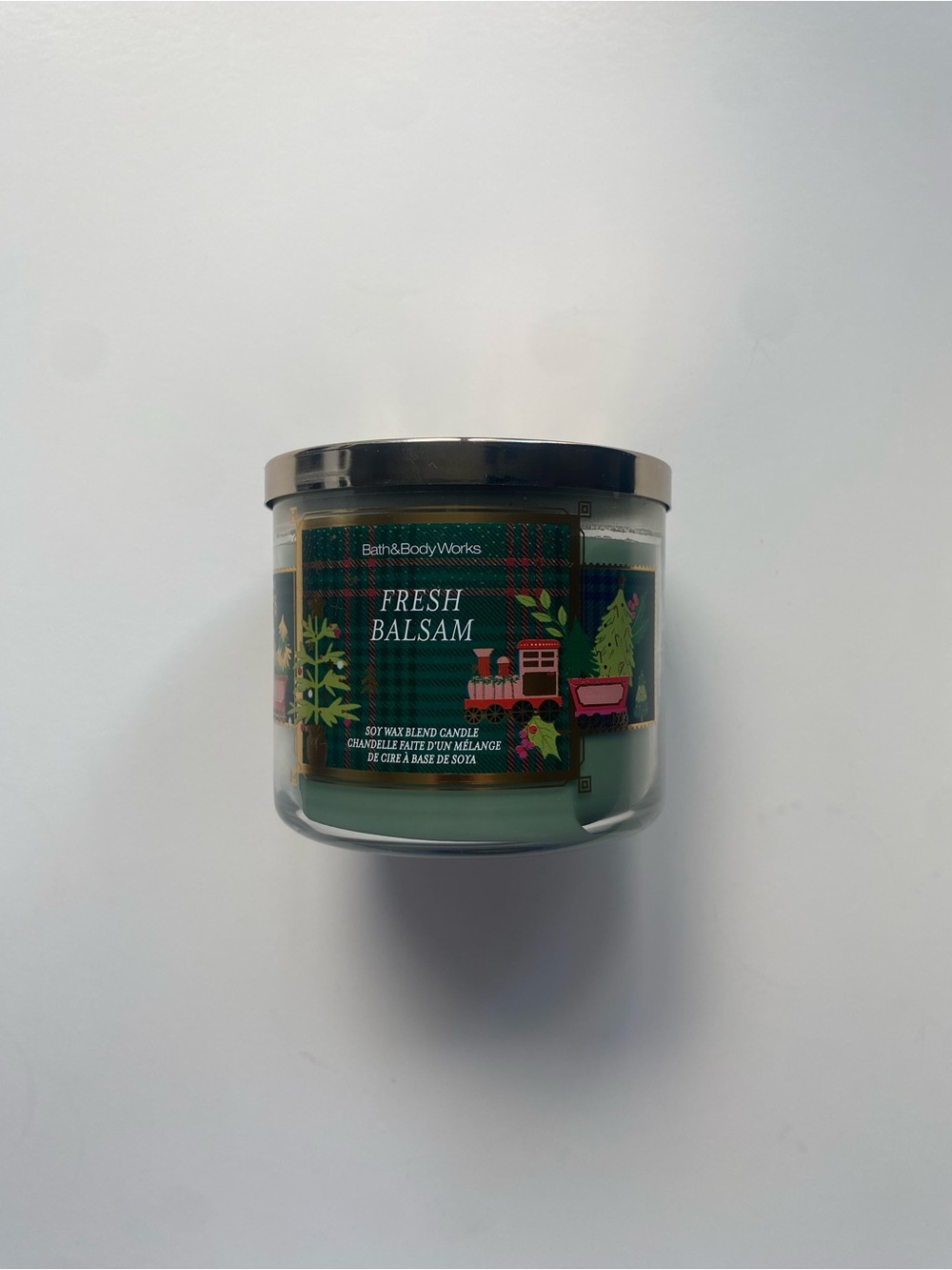 Bath and Body Works Fresh Balsam 3-Wick Candle (Never Used)